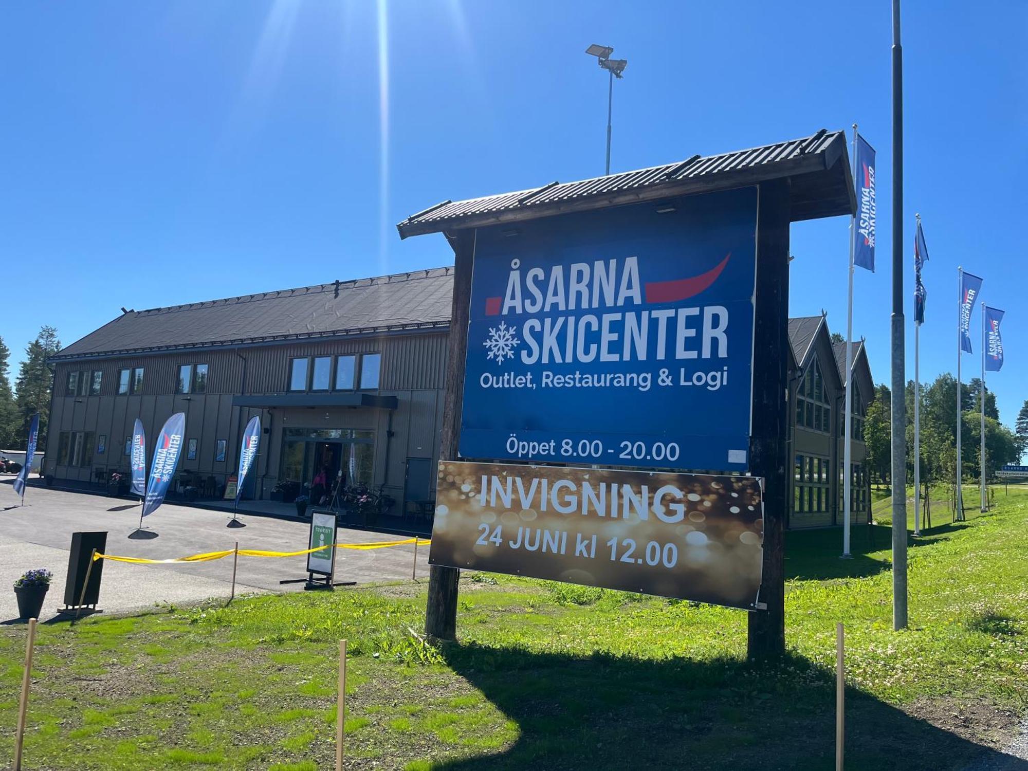 Asarna Skicenter Eksteriør billede